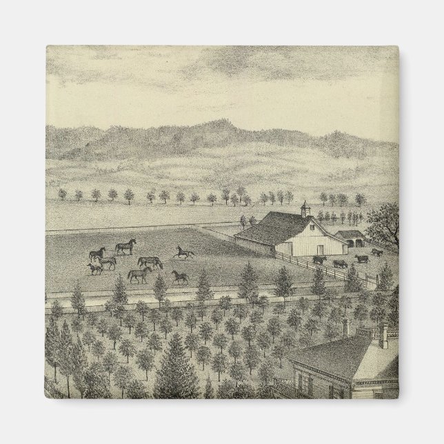 Evergreen Ave Farm Magnet (Framsidan)