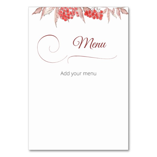 Evergreen Baby är det kall utanför babyduschen Bordsnummer (Framsidan)