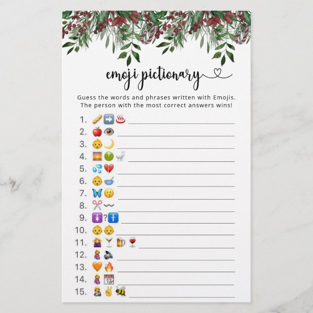 Evergreen Baby emoji bilder-spel (Framsida)