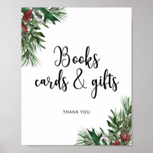 Evergreen BOKAR CARDS OCH GIFTS Poster