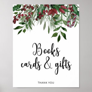 Evergreen BOKAR CARDS OCH GIFTS Poster