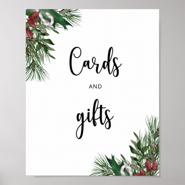 Evergreen CARDS OCH GIFTS Poster (Framsidan)