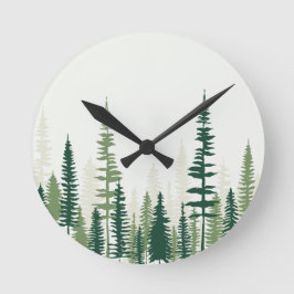 Evergreen Charm Rund Klocka