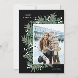 Evergreen Cheer jul - platta fotopatkort
