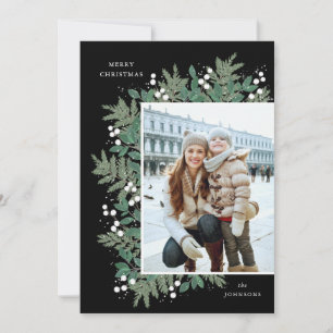 Evergreen Cheer jul - platta fotopatkort