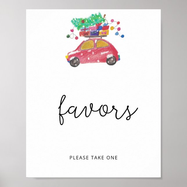 Evergreen christmas Favors Poster (Framsidan)