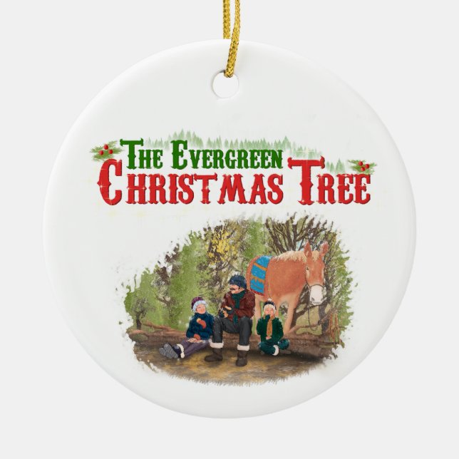 Evergreen Christmas Tree Ornament  (Framsidan)