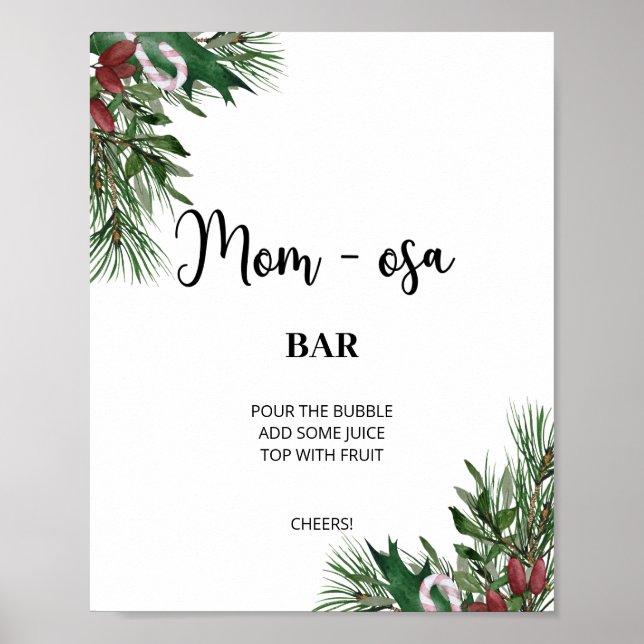 Evergreen christmas vintermon-osa pub poster (Framsidan)