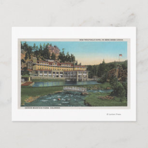 Evergreen, CO - Troutdale Hotel, Bear Bäck Vykort