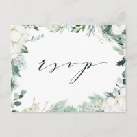 Evergreen & Cotton Flowers Elegant bröllop OSA