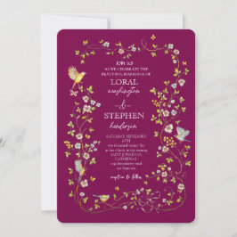 Evergreen Elegance Wedding Inbjudningar