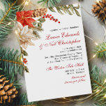 Evergreen Flowers Winter Wedding Inbjudningar<br><div class="desc">Evergreen Flowers Winter Wedding bjudande. Matchande objekt är tillgängliga.</div>