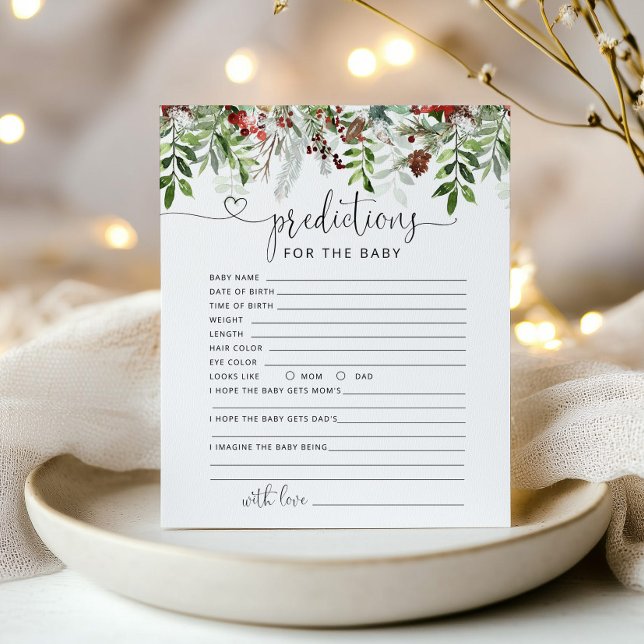 Evergreen-förutsägelse för baby, vinterförutsägels (Skapare uppladdad)