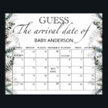 Evergreen Gissa kalendern för förfallodatum Poster<br><div class="desc">Evergreen Gissa kalendern för förfallodatum Poster. Visa samlingslänken på den här sidan om du vill se alla matchande objekt i den här vackra designen.</div>