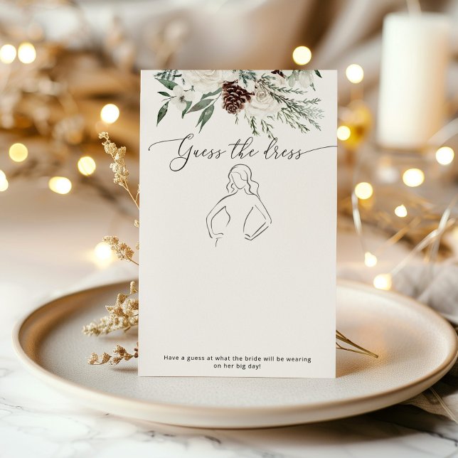 Evergreen gissa matchen för möhippa av klänning (Skapare uppladdad)