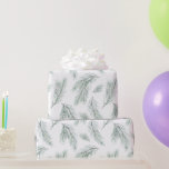 Evergreen Gräs Gren Mönster Presentpapper<br><div class="desc">Bytbar bakgrund Färg | papper förpackning av vattenfärgen gräs gren mönster.</div>