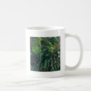 Evergreen gräs-träd conifer kaffemugg