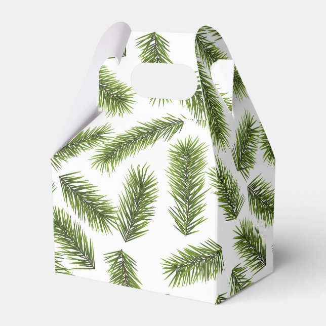 Evergreen Gren Mönster Presentaskar (Framsidan Sidan)