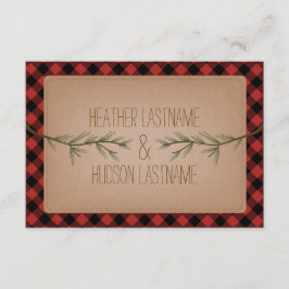 Evergreen Grenar Play Bröllop R.S.V.P. OSA Kort