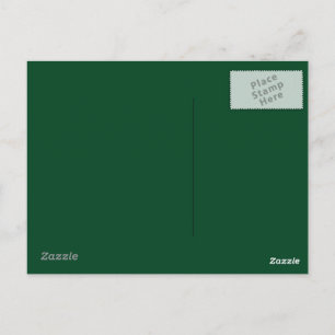 Evergreen Grönt Postcard Vykort