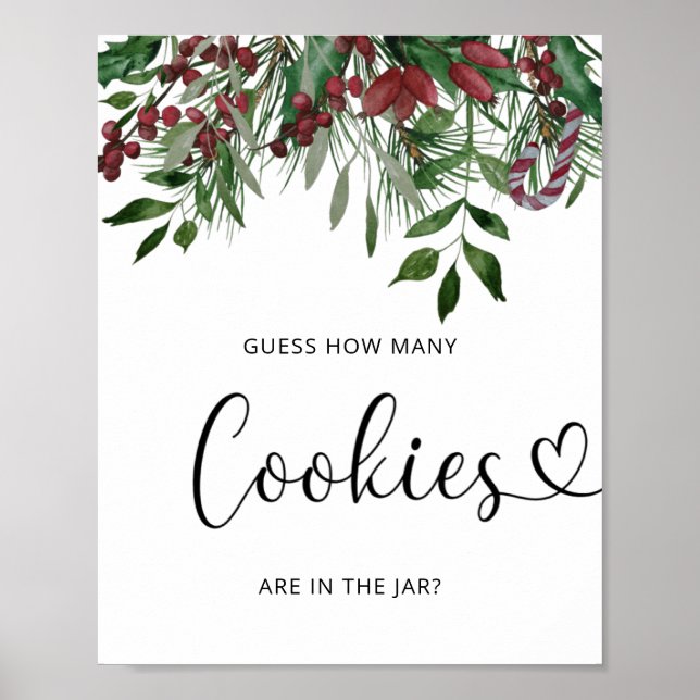 Evergreen HUR många COOKIES Poster (Framsidan)