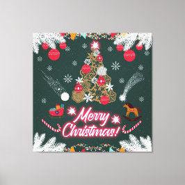 Evergreen Joy från jul Canvastryck