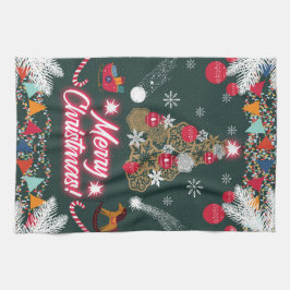 Evergreen Joy från jul Kökshandduk