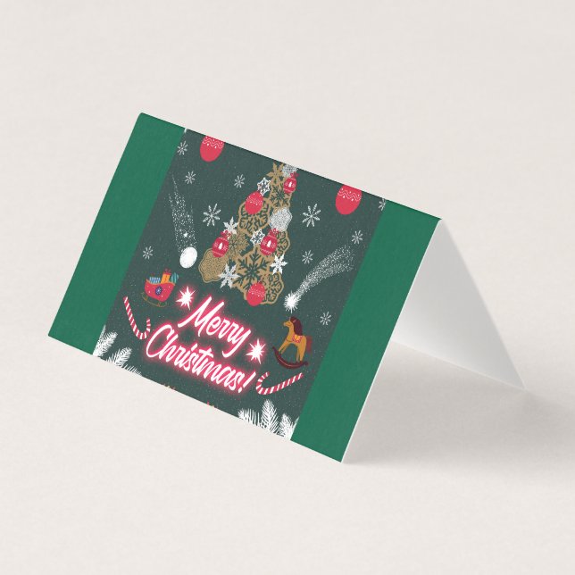 Evergreen Joy från jul Kort (Framsida)