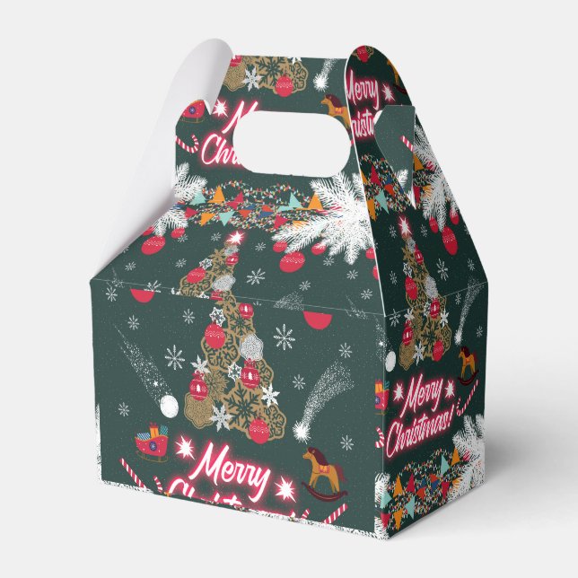 Evergreen Joy of Christmas Presentaskar (Framsidan Sidan)