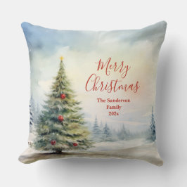 Evergreen Julgran Vintage Kudde