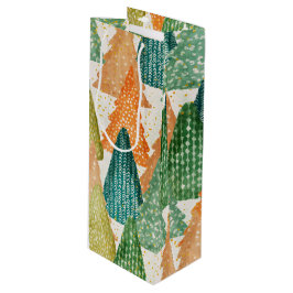 Evergreen Julgranar, färglös skog