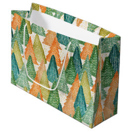 Evergreen Julgranar, färglös skog