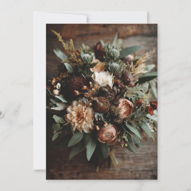 Evergreen Kärlek | Vild Grace Inbjudningar (Framsida)