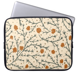 Evergreen Kisses Under the Mistletoe Heart Laptop Fodral