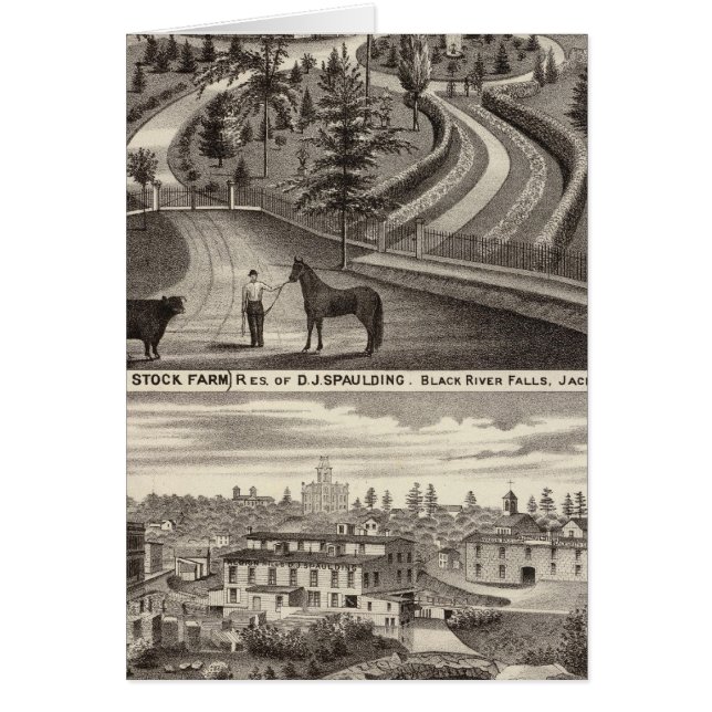 Evergreen Lagrar Farm, res Hälsningskort (Framsidan)