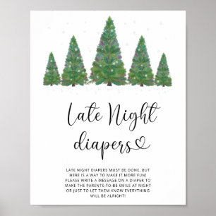 Evergreen Late-dagstidningsspel Poster