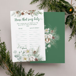 Evergreen Namn den där sång-babyduschspelet