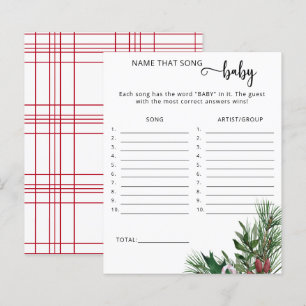Evergreen namn den där sång-babyduschspelet