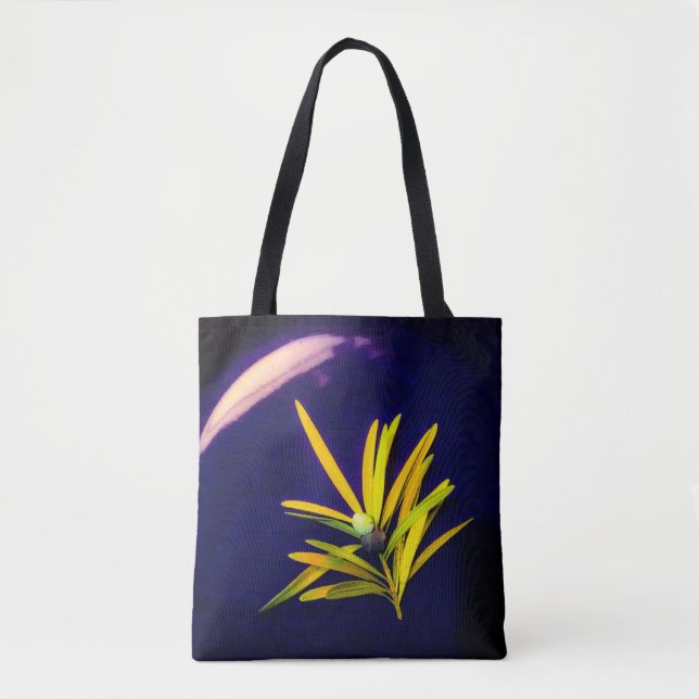 Evergreen on Blue Tote Tygkasse (Framsida)