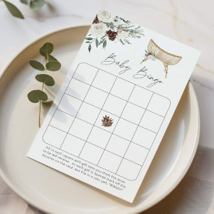 Evergreen plantskola boho babyduschbingo-spel