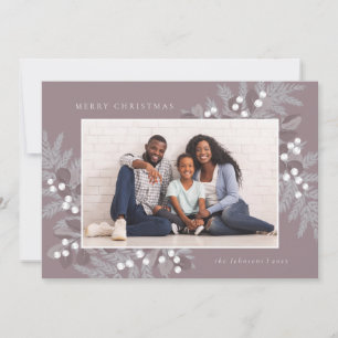 Evergreen Ram Photo Helgdag Card