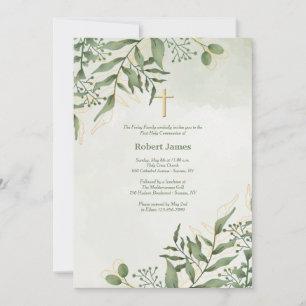 Evergreen Religiösa Inbjudningar