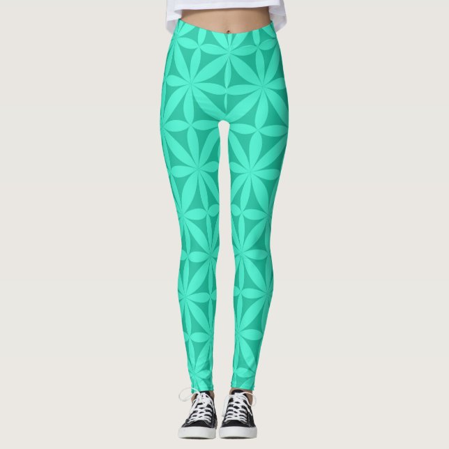 "Evergreen Serenity Leggings" Leggings (Framsida)
