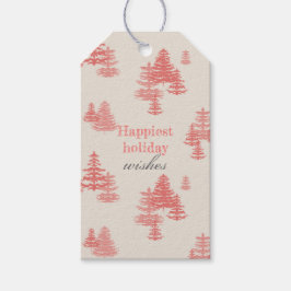 Evergreen Skogen Presentetikett