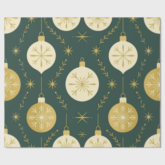 Evergreen Sparkles Presentpapper (Platt)