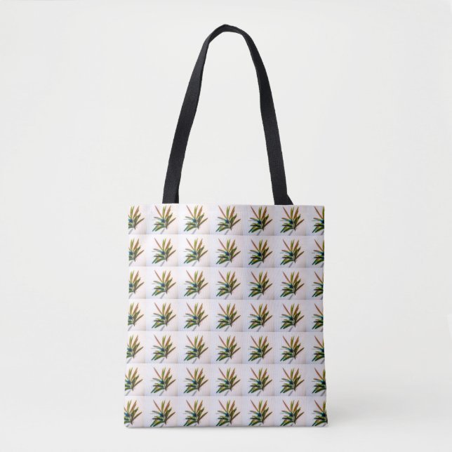 Evergreen Sprig med Berries Mönster Tote Tygkasse (Framsida)