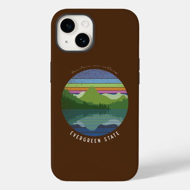 Evergreen state Fodral-Mate iphone case (Baksida)
