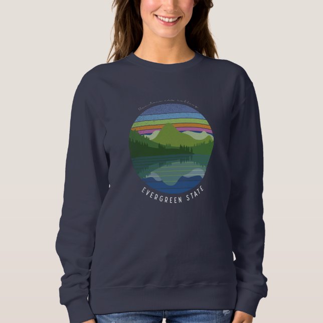 Evergreen state t shirt (Framsida)