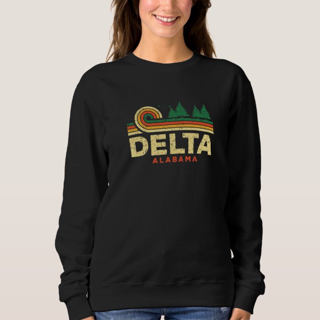 Evergreen Sunset Delta Forest Alabama Skogen Natat T Shirt (Framsida)