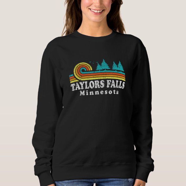 Evergreen Sunset Taylors Falls Forest Minnesota Wo T Shirt (Framsida)